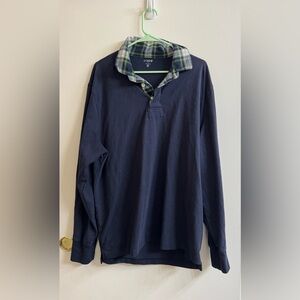 J. Crew Navy Blue Casual Button Down Shirt
